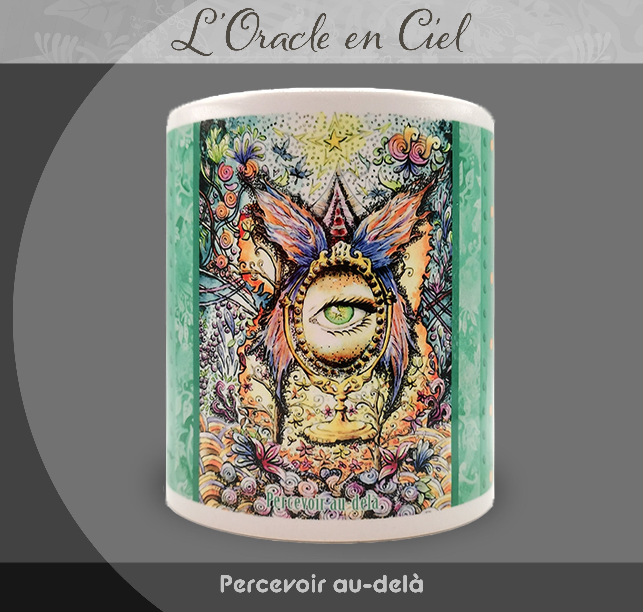 Mug "Percevoir au-delà" - Collection "L'Oracle en Ciel"