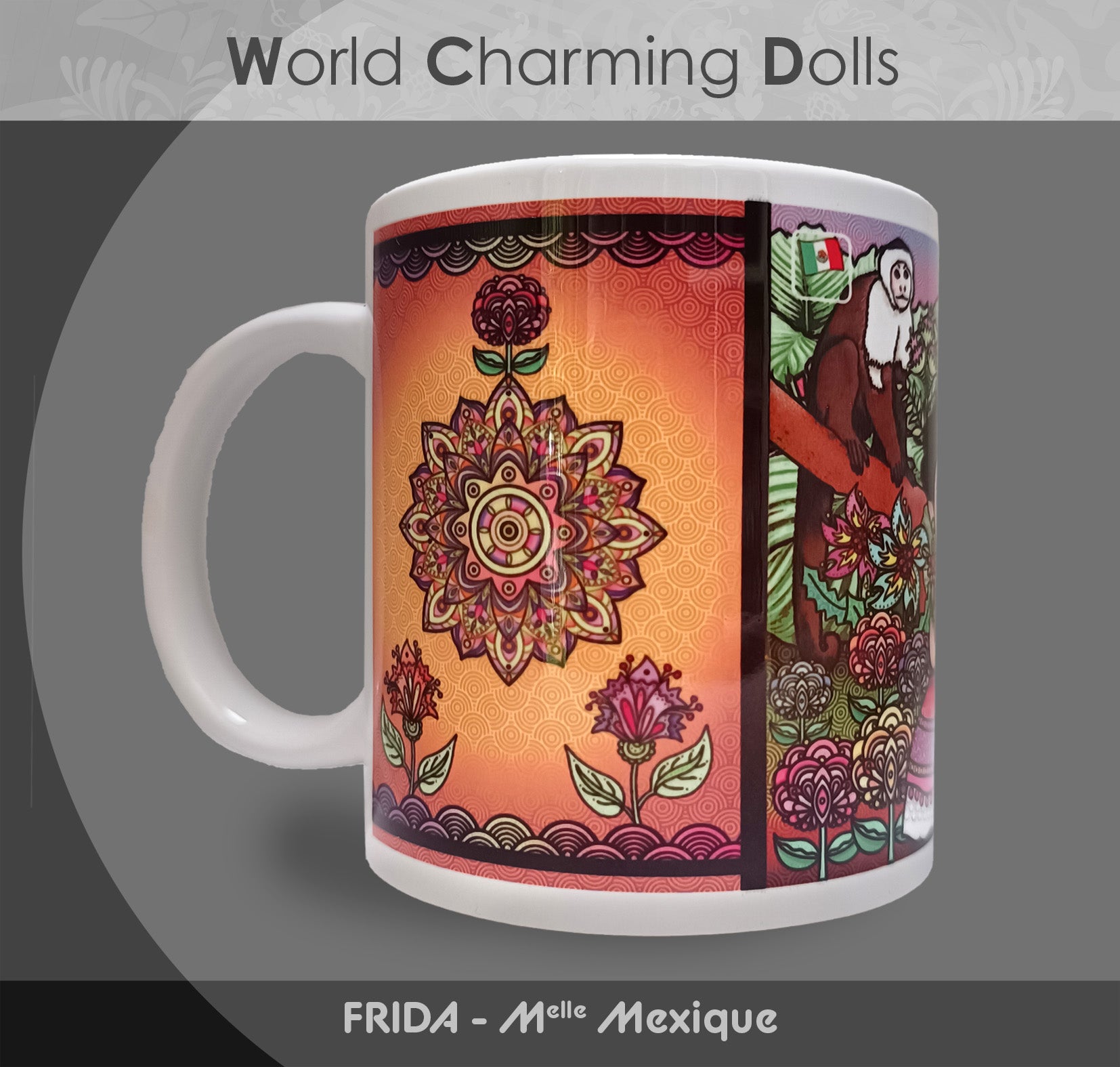 Mug "Frida" (Mlle Mexique) - Collection "World Charming Dolls"