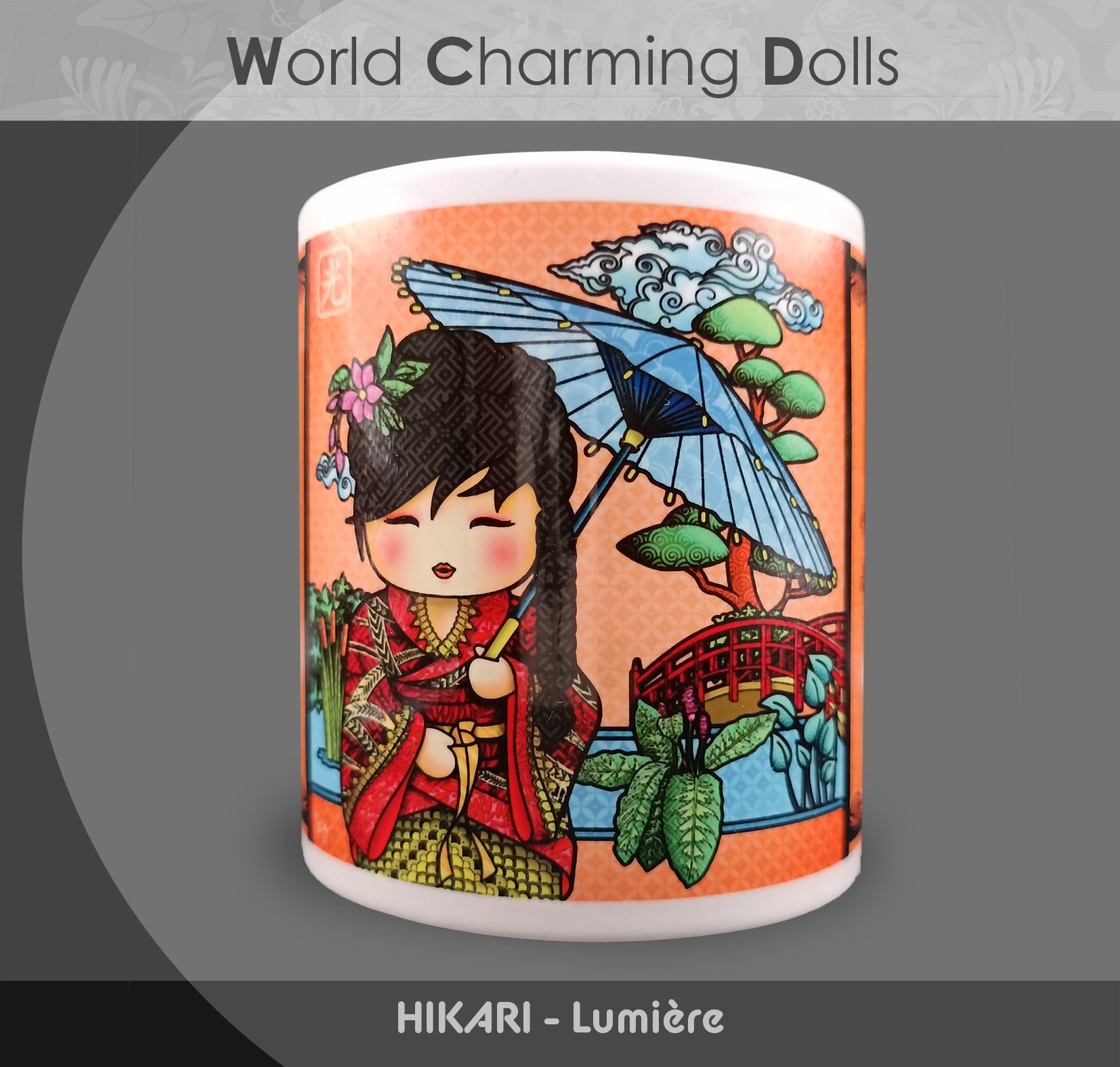Mug "Hikari" (Lumière) - Collection "World Charming Dolls"