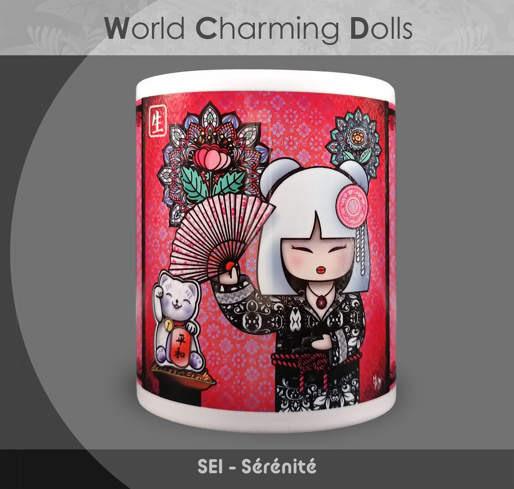 Mug "Sei" (Sérénité) - Collection "World Charming Dolls"