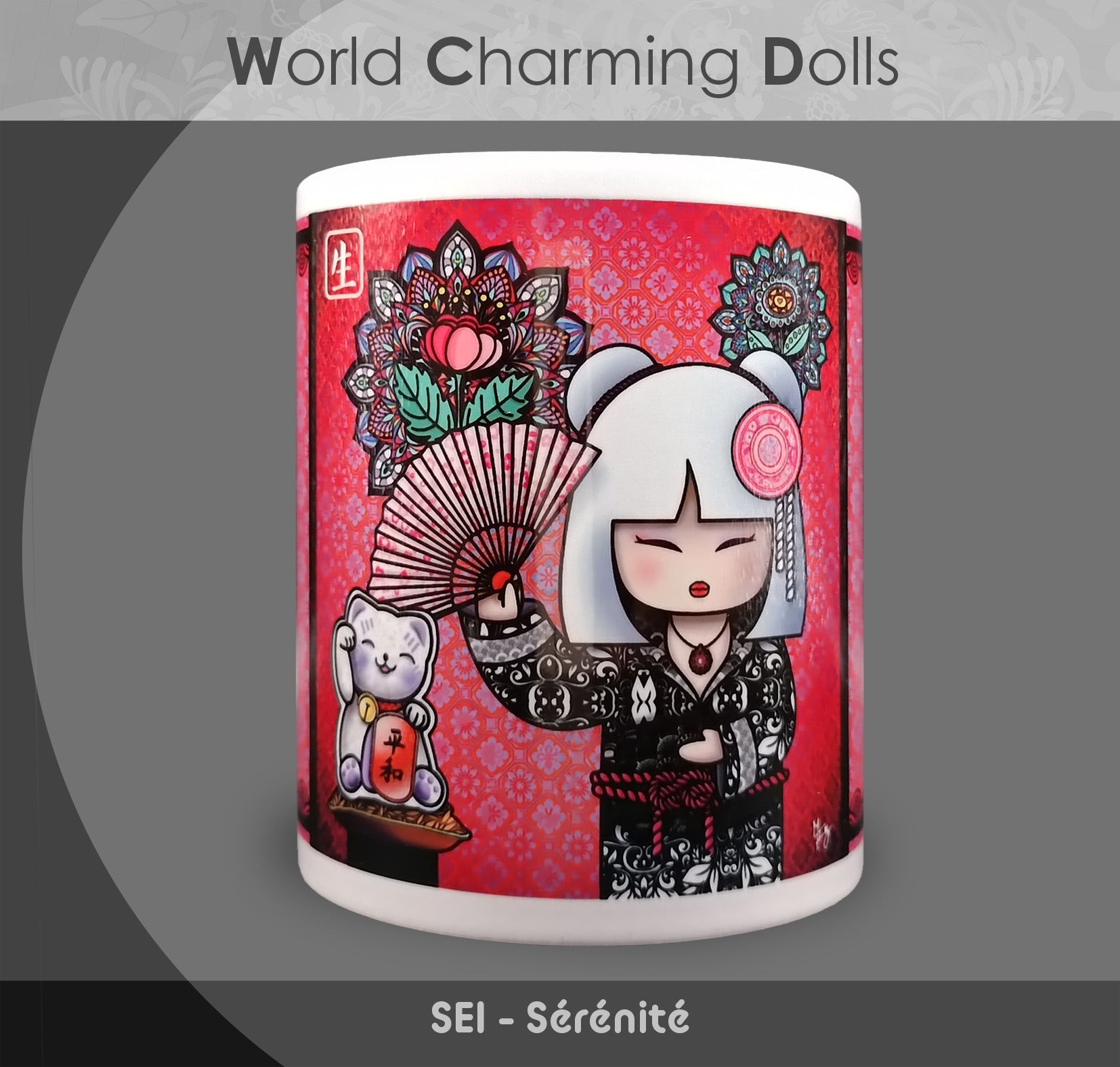 Mug "Sei" (Sérénité) - Collection "World Charming Dolls"