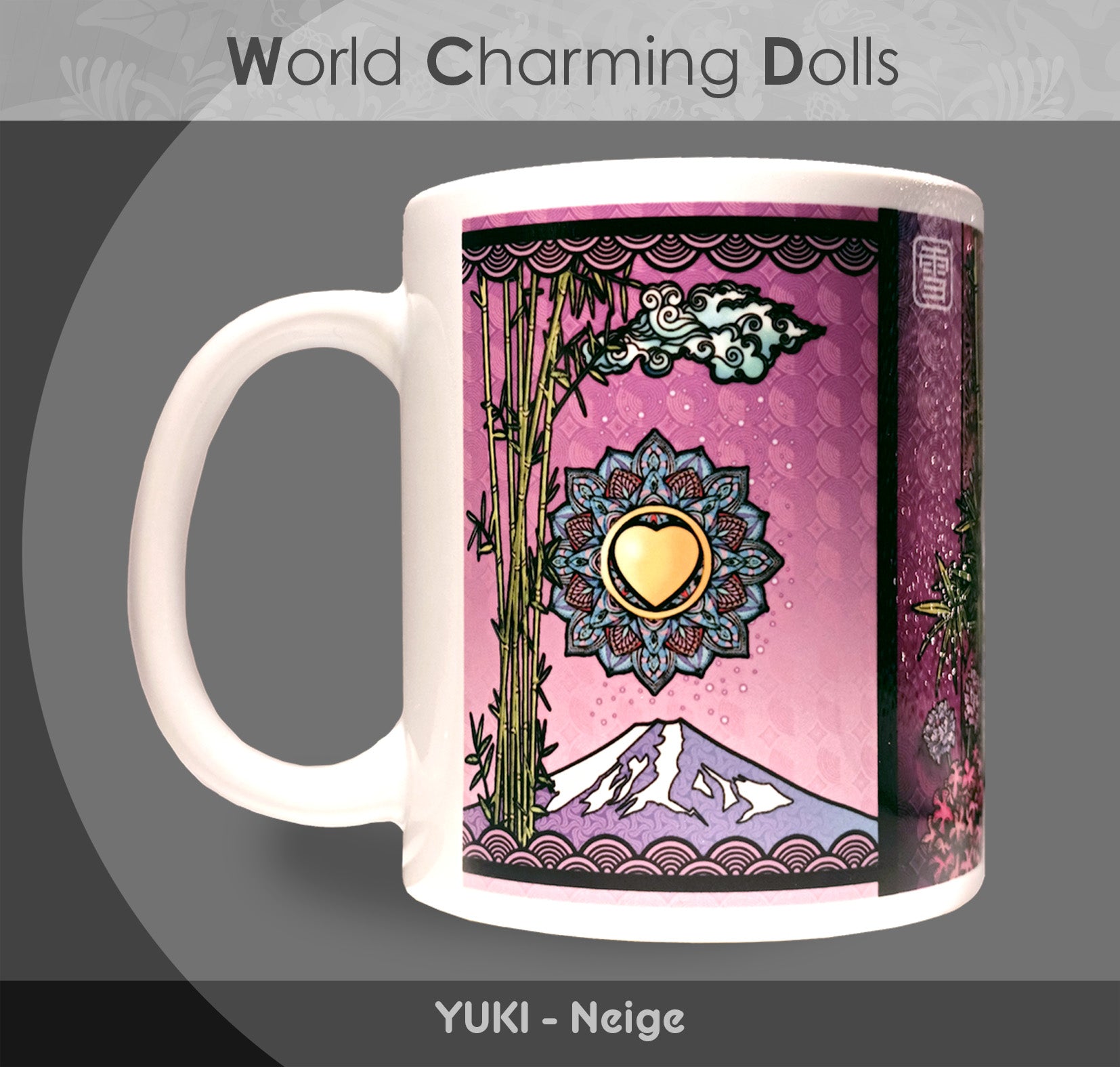 Mug "Yuki" (Neige) - Collection "World Charming Dolls"