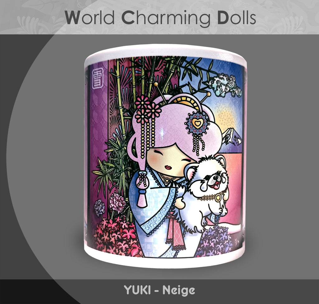 Mug "Yuki" (Neige) - Collection "World Charming Dolls"