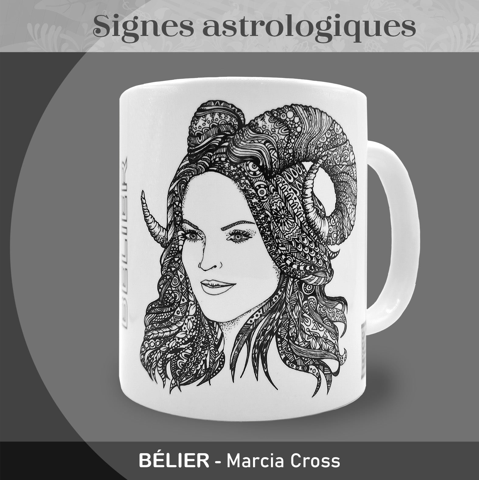 Mug "Bélier" - Collection "Signes astrologiques"