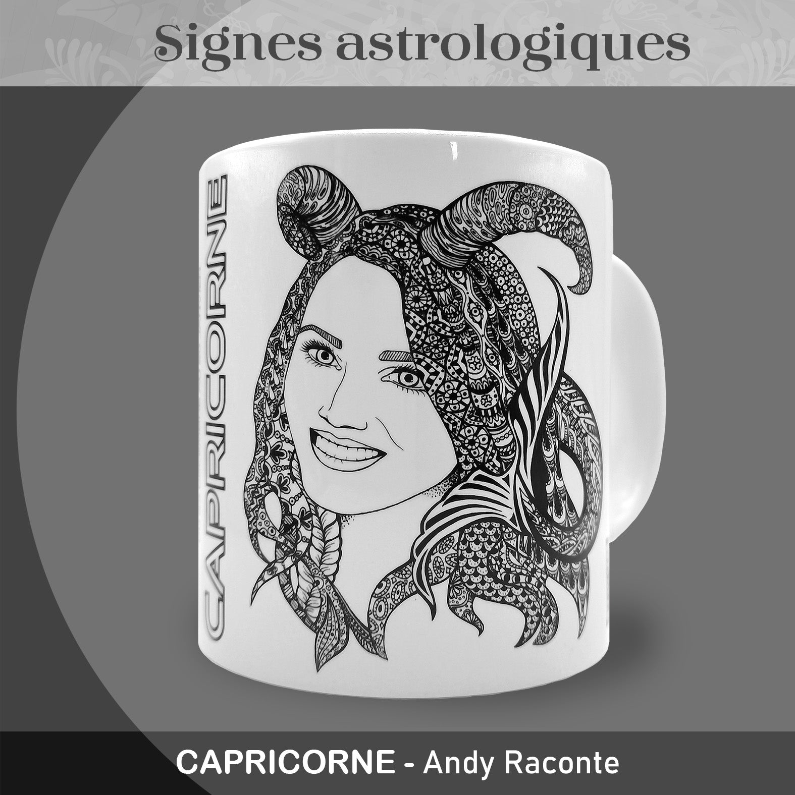Mug "Capricorne" - Collection "Signes astrologiques"