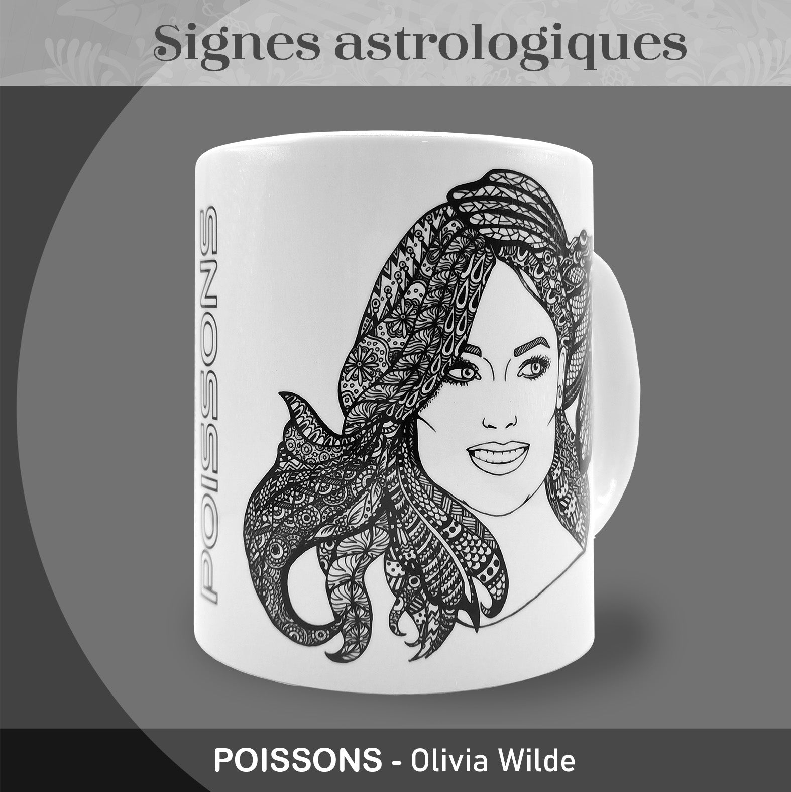 Mug "Poissons" - Collection "Signes astrologiques"