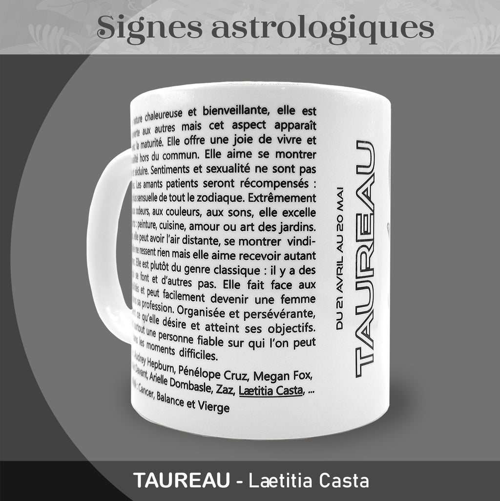 Mug "Signes astrologiques" > Taureau