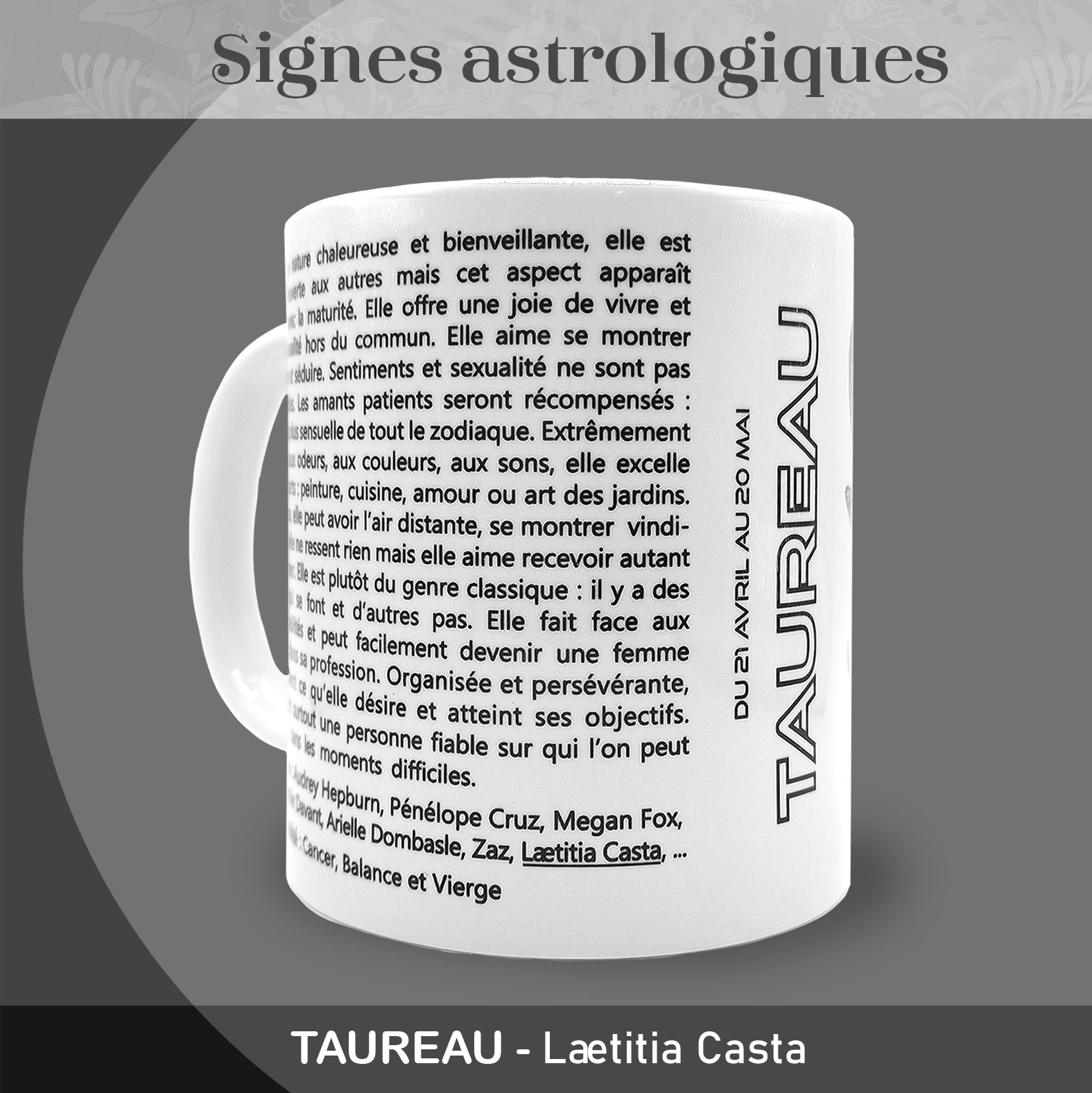 Mug "Signes astrologiques" > Taureau
