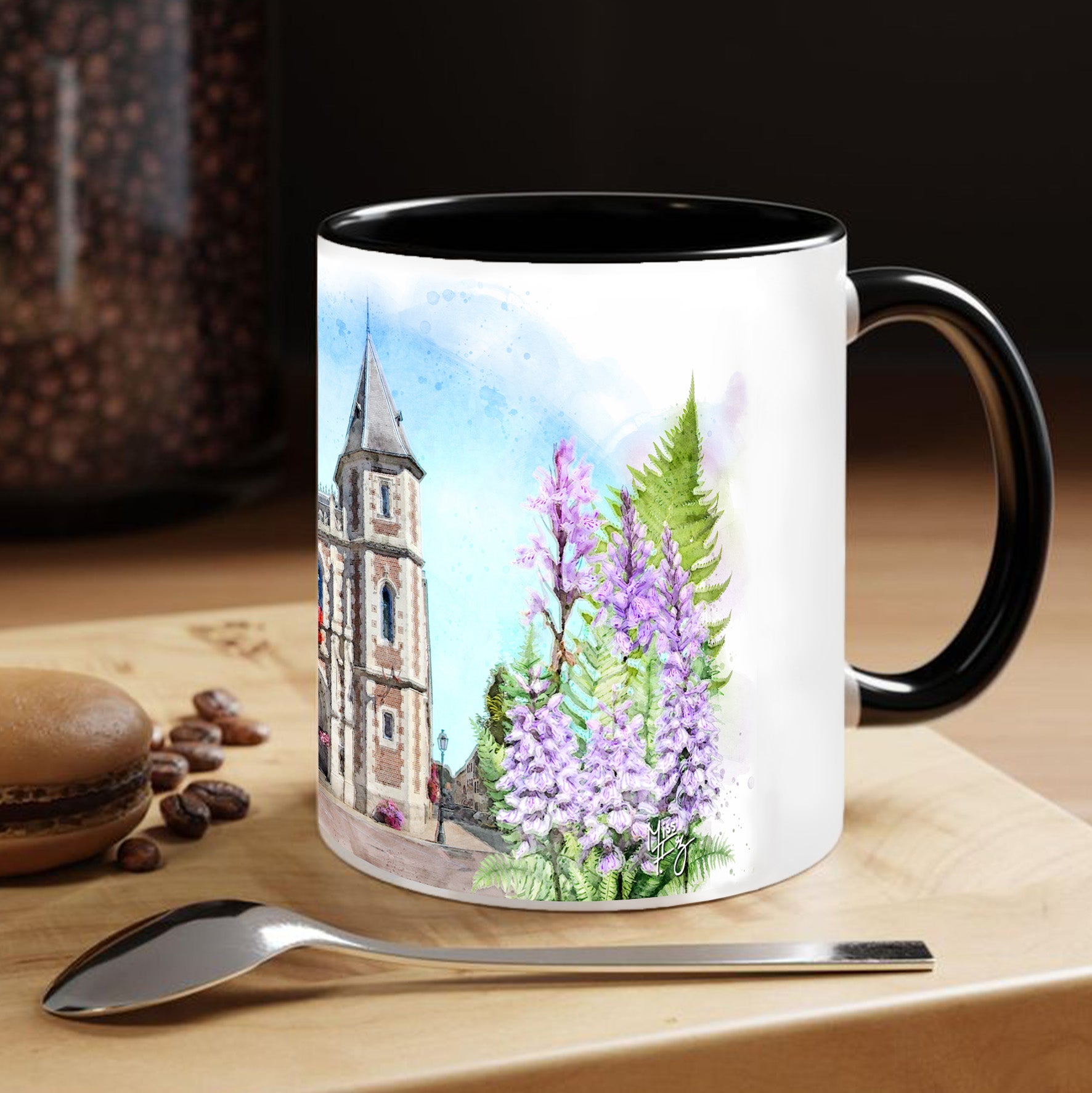 Mug - Auxi-le-Château > Place de l'Hôtel de Ville - Collection "France Tourisme"