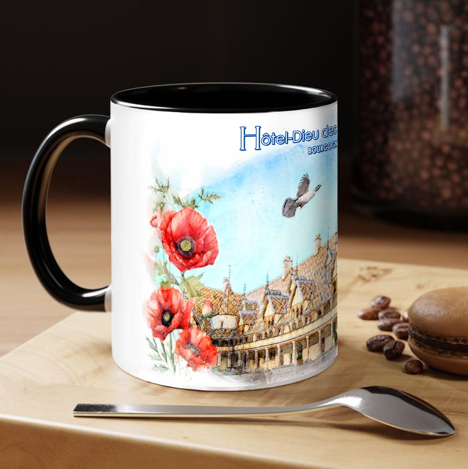 Mug - Hôtel-Dieu des Hospices de Beaune - Collection "France Tourisme"