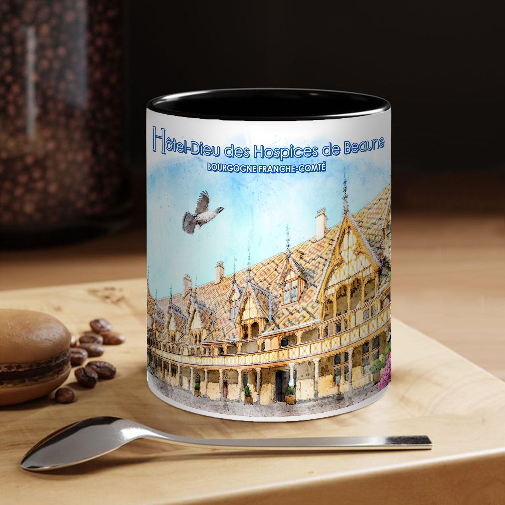 Mug - Hôtel-Dieu des Hospices de Beaune - Collection "France Tourisme"