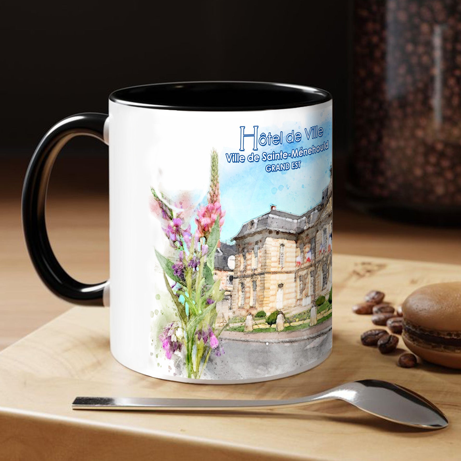 Mug - Sainte-Ménehould > Hôtel de Ville - Collection "France Tourisme"