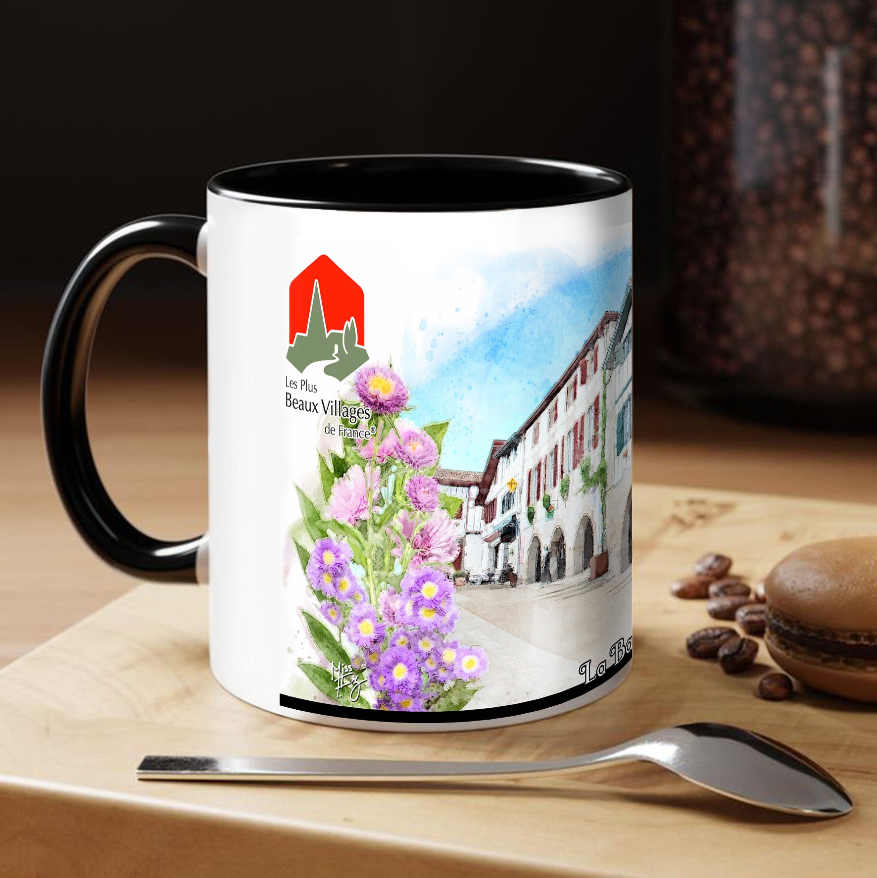 Mug - Village de La Bastide-Clairence - Collection "France Tourisme"