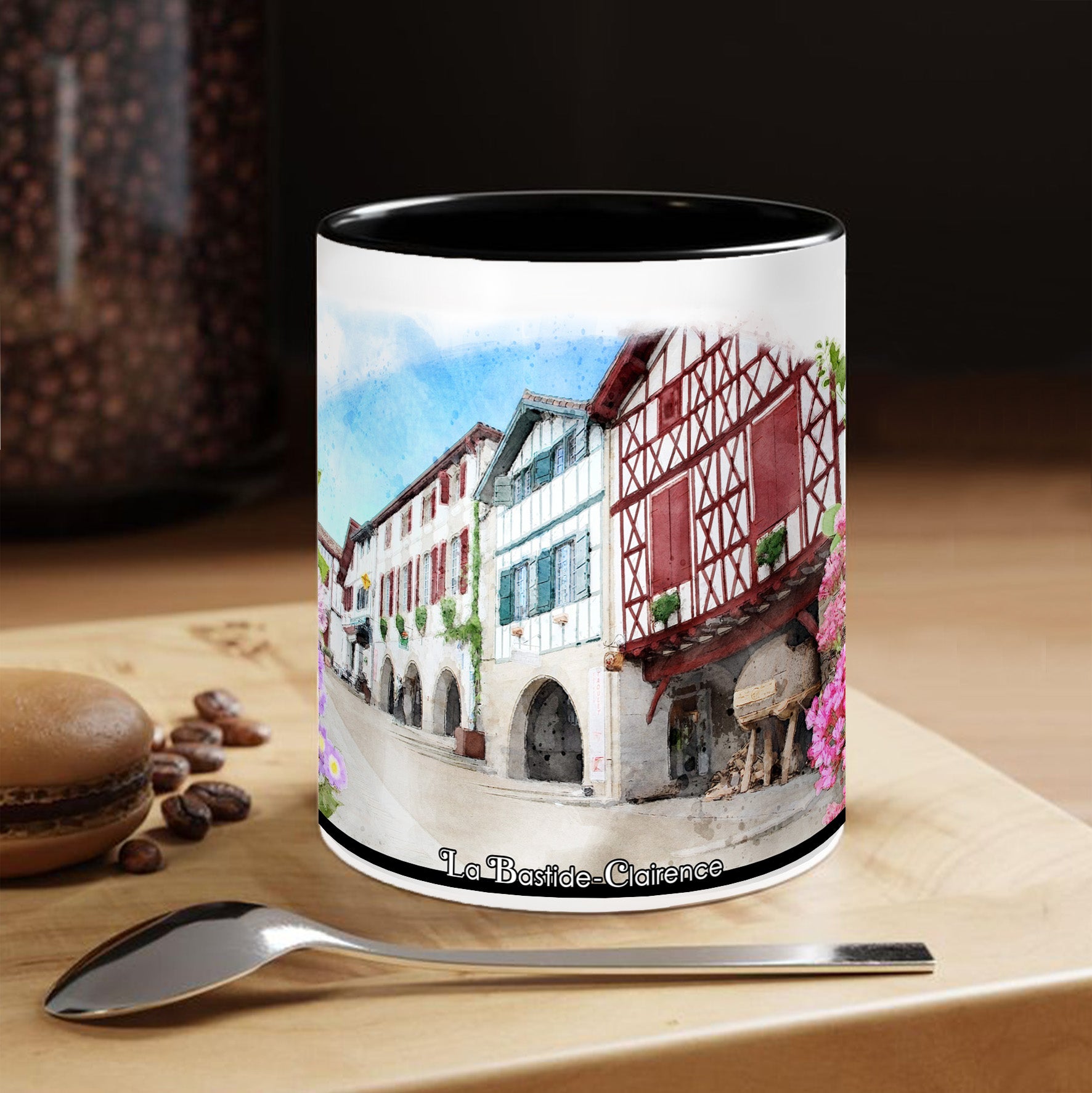 Mug - Village de La Bastide-Clairence - Collection "France Tourisme"