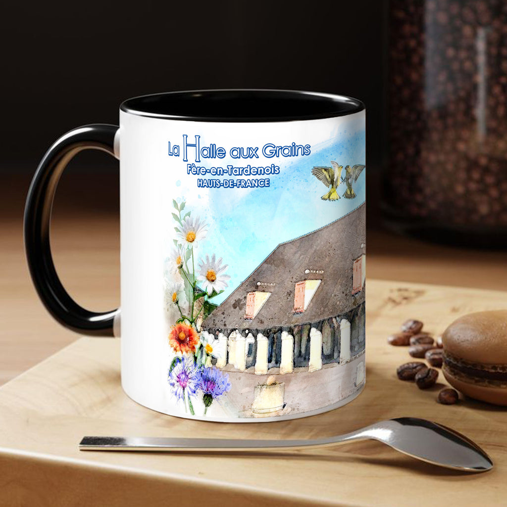 Mug - Fère-en-Tardenois > La Halle aux Grains - Collection "France Tourisme"