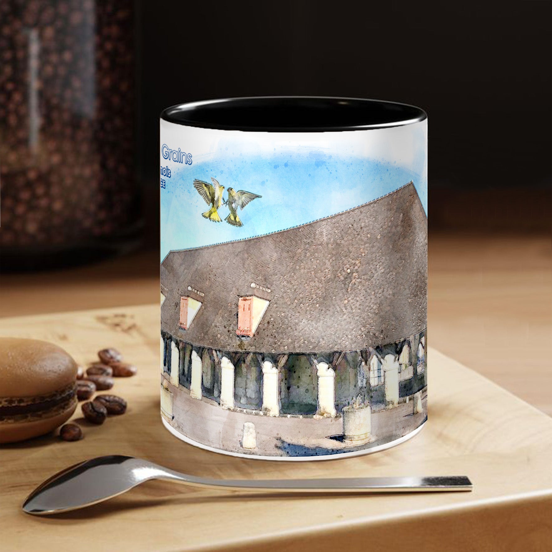 Mug - Fère-en-Tardenois > La Halle aux Grains - Collection "France Tourisme"