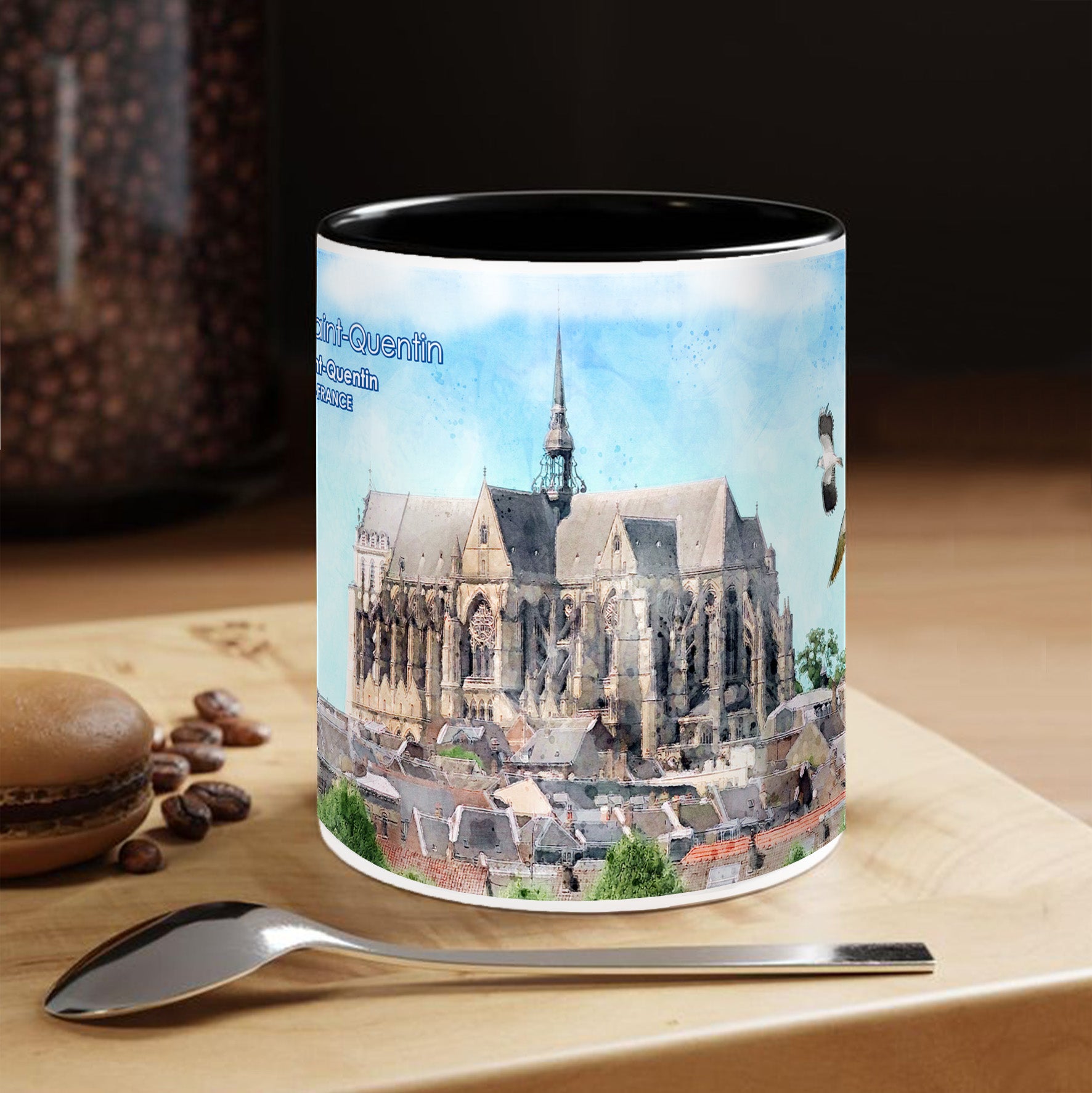 Mug - Saint-Quentin > Basilique Saint-Quentin  - Collection "France Tourisme"