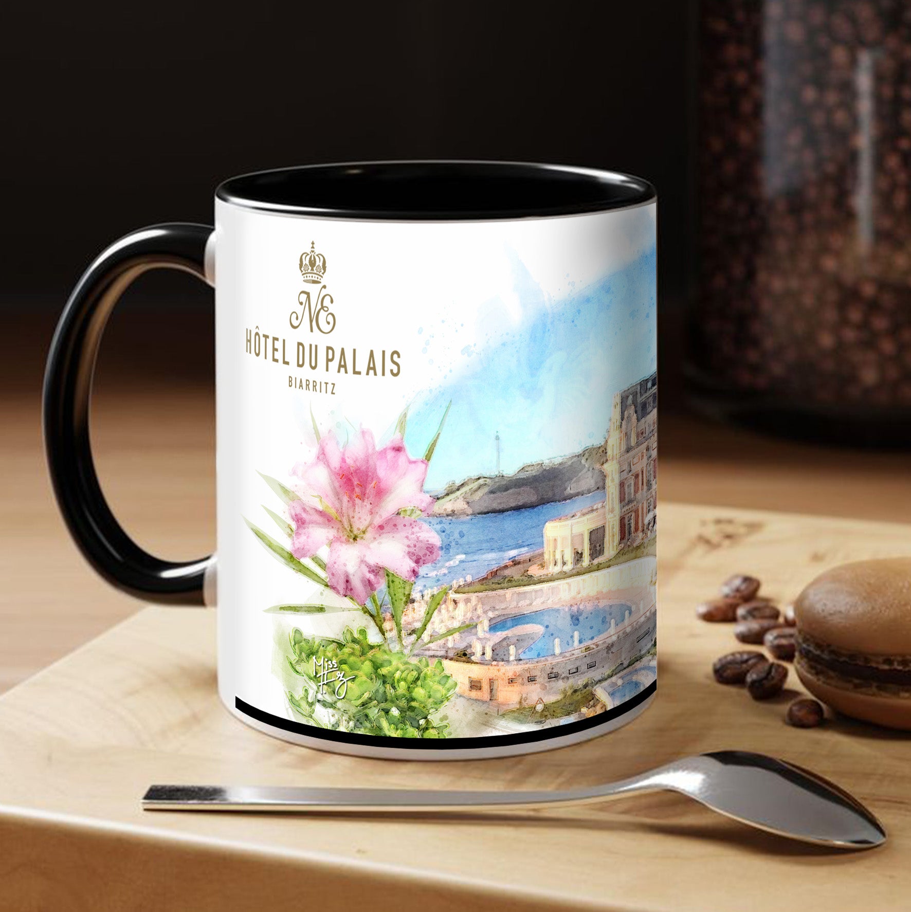 Mug - Biarritz > Hôtel du Palais - Collection "France Tourisme"