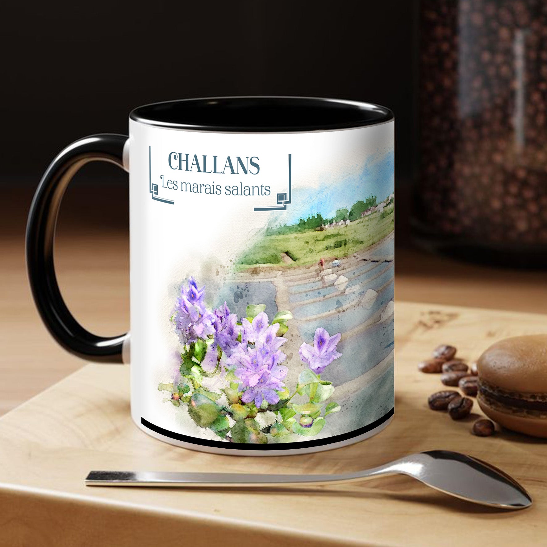 Mug - Challans > Marais salants - Collection "France Tourisme"
