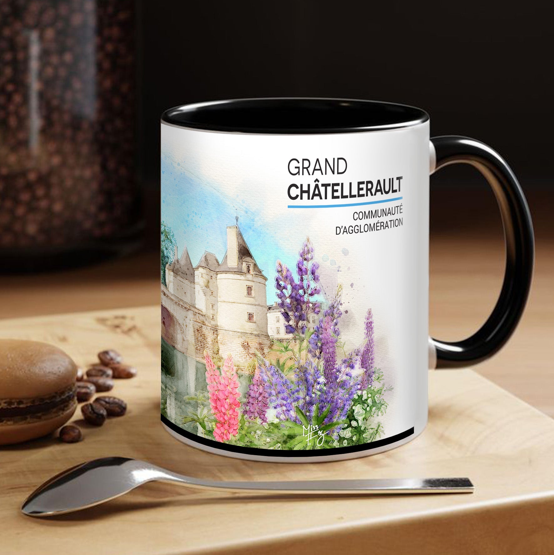 Mug - Châtellerault > Pont Henri IV - Collection "France Tourisme"