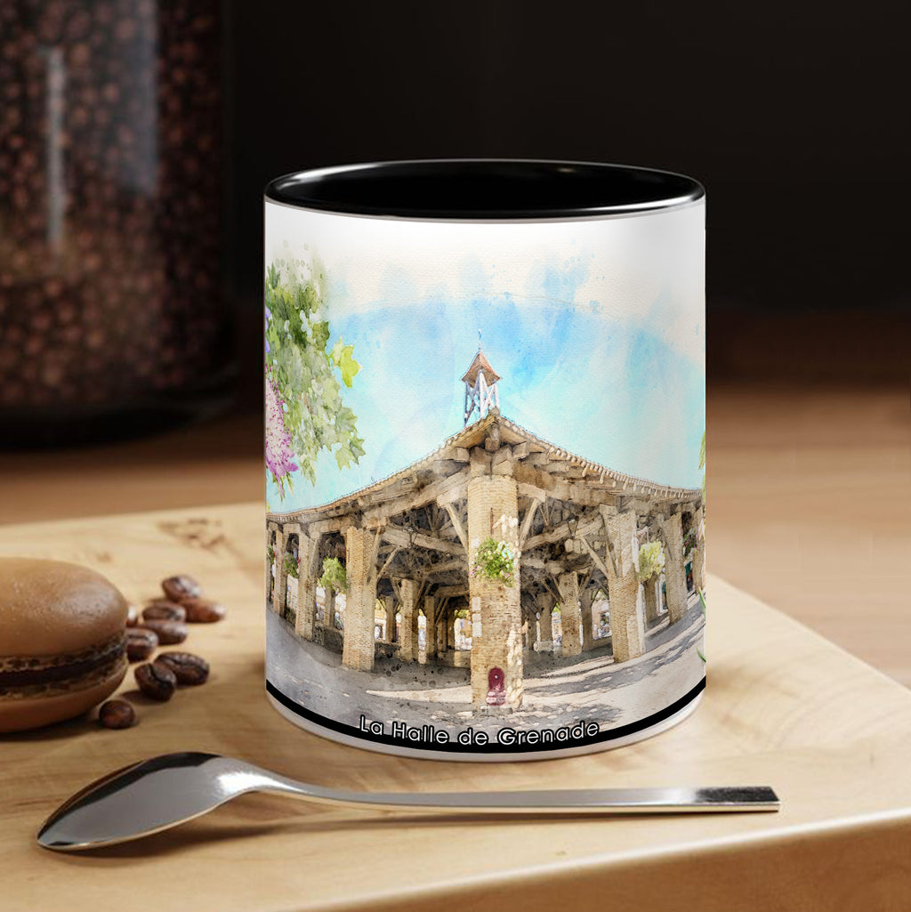 Mug - Grenade > La Halle Jean Moulin - Collection "France Tourisme"