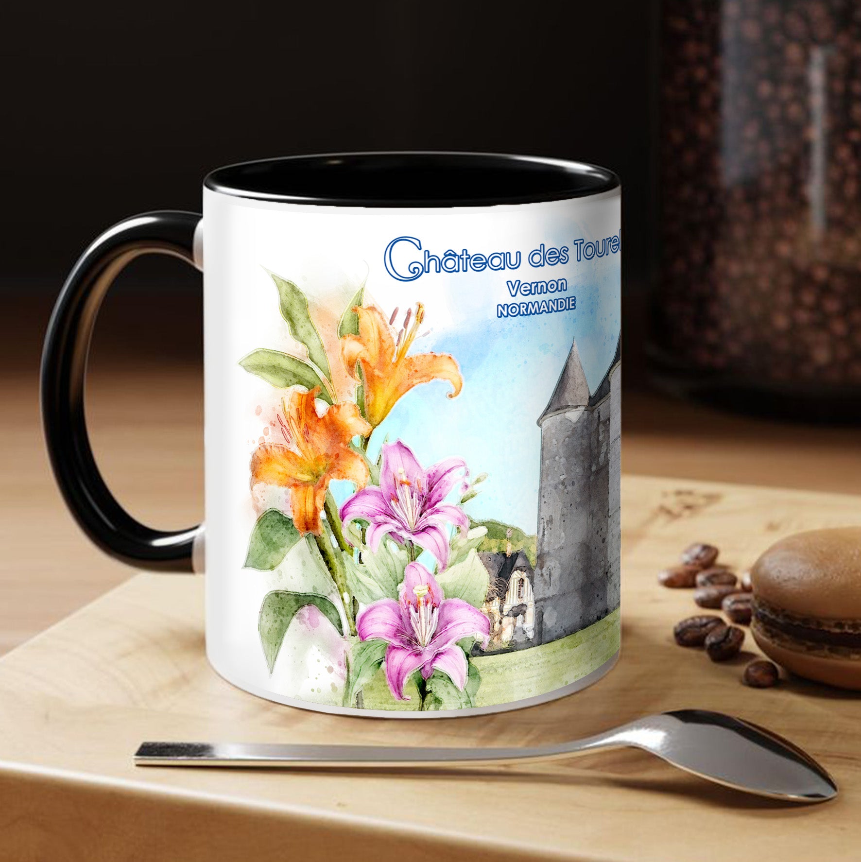 Mug - Vernon > Château des Tourelles - Collection "France Tourisme"
