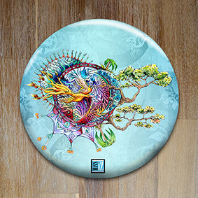 Badge "L'arbre de lune" - Collection "Cabinet de curiosités"