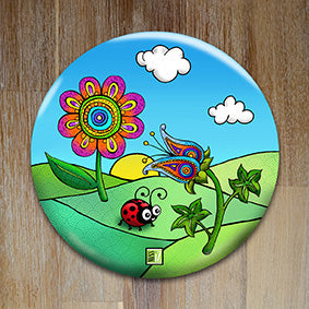 Badge "Belles de jour" - Collection "Cabinet de curiosités"