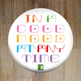 Badge "Good mood" - Collection "Cabinet de curiosités"