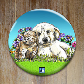 Badge "La douceur" - Collection "Cabinet de curiosités"