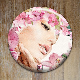 Badge "Sensuel ange" - Collection "Cabinet de curiosités"
