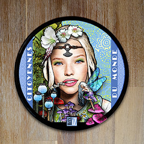 Badge "Scandinavie" - Collection "Citoyennes du Monde"