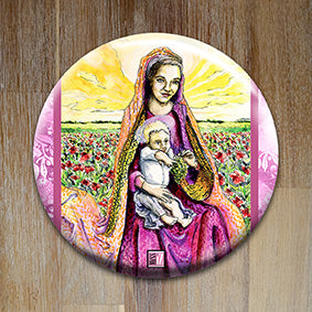 Badge "Allégorie de l'amour parfait" - Collection "L'Oracle en ciel"