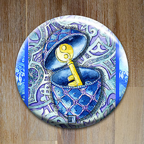 Badge "Confidence d'un secret" - Collection "L'Oracle en ciel"