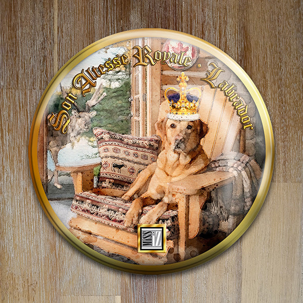 Badge "Labrador" - Collection "Son Altesse Royale"