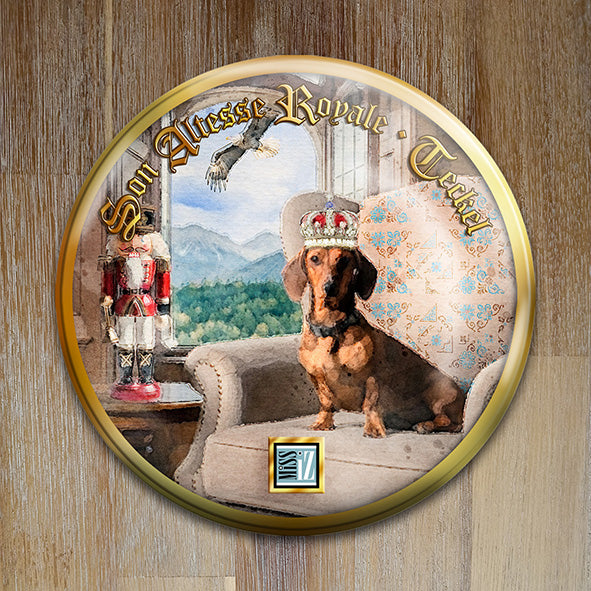 Badge "Teckel" - Collection "Son Altesse Royale"