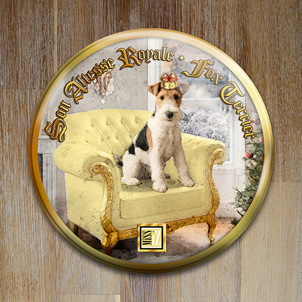 Badge "Fox terrier" - Collection "Son Altesse Royale"