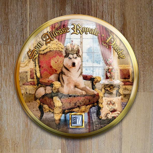 Badge "Husky" - Collection "Son Altesse Royale"