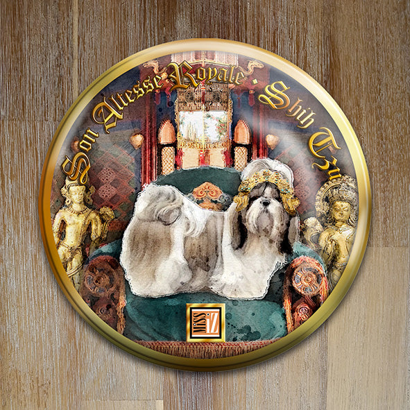Badge "Shih Tzu" - Collection "Son Altesse Royale"