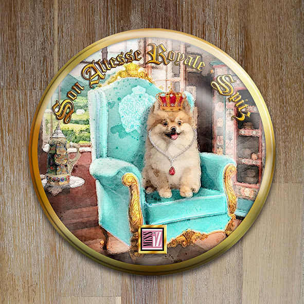 Badge "Spitz" - Collection "Son Altesse Royale"