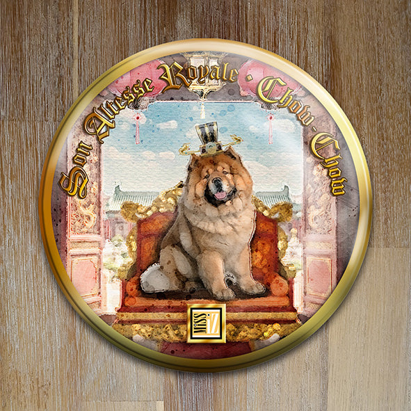 Badge "Chow Chow" - Collection "Son Altesse Royale"