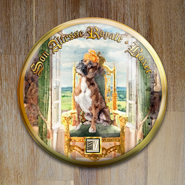 Badge "Boxer" - Collection "Son Altesse Royale"