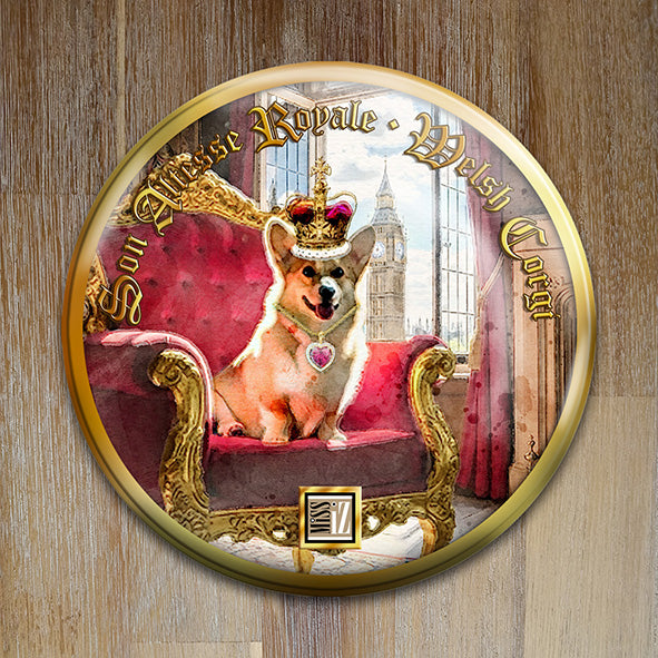 Badge "Welsh Corgi" - Collection "Son Altesse Royale"