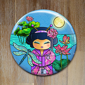 Badge "Tsuki" (Lune) - Collection "World Charming Dolls"