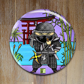 Badge "Yong" (Courage) - Collection "World Charming Dolls"