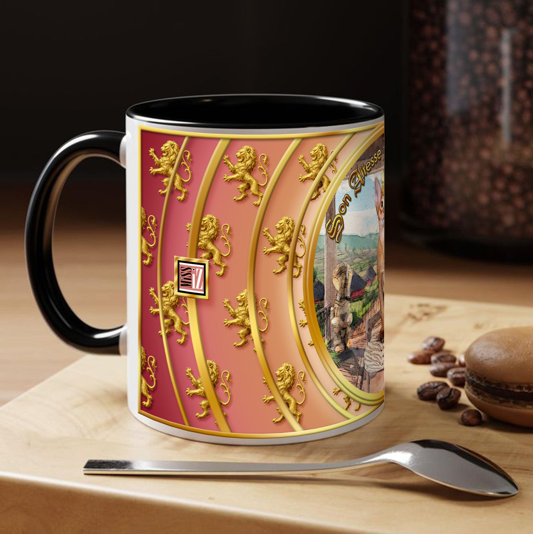 Mug Chat - "Abyssin" - Collection "Son Altesse Royale"