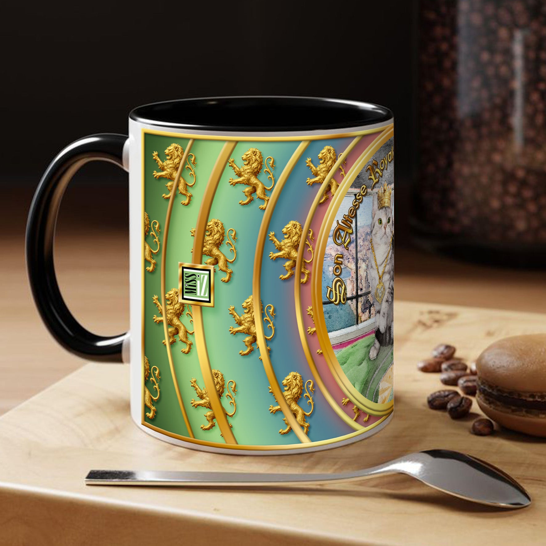 Mug Chat - "American Shorthair" - Collection "Son Altesse Royale"