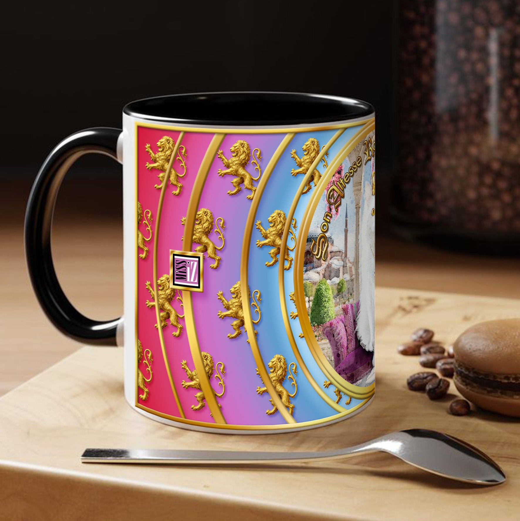 Mug Chat - "Angora turc" - Collection "Son Altesse Royale"