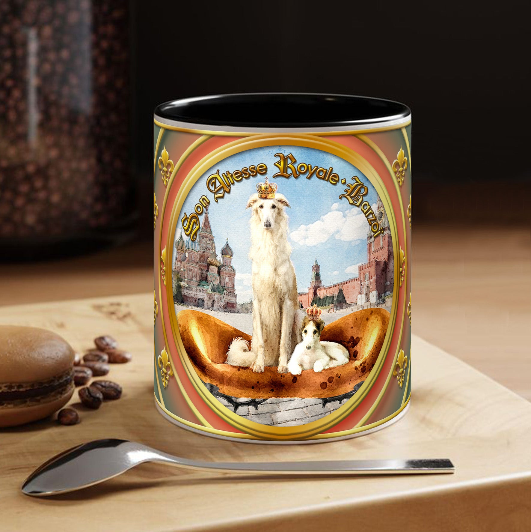 Mug Chien - "Barzoï" - Collection "Son Altesse Royale"