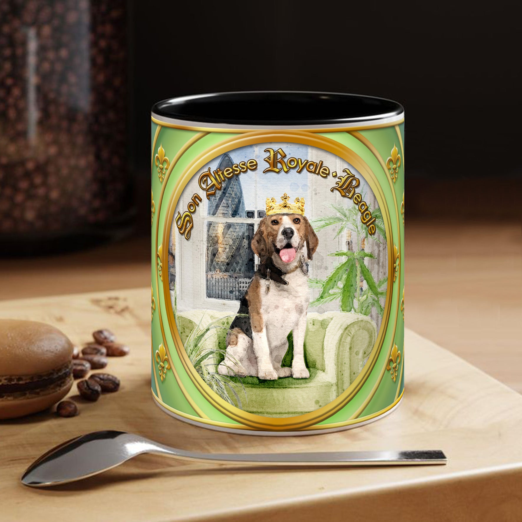 Mug Chien - "Beagle" - Collection "Son Altesse Royale"